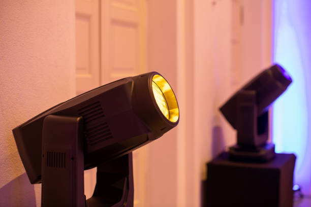 A photo of LED lights repairing and installation.