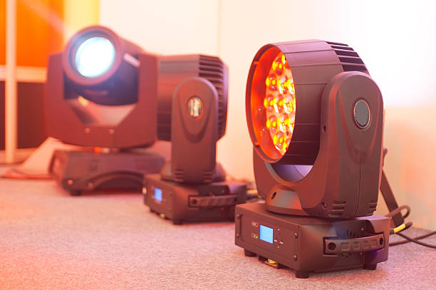 A photo of LED lights