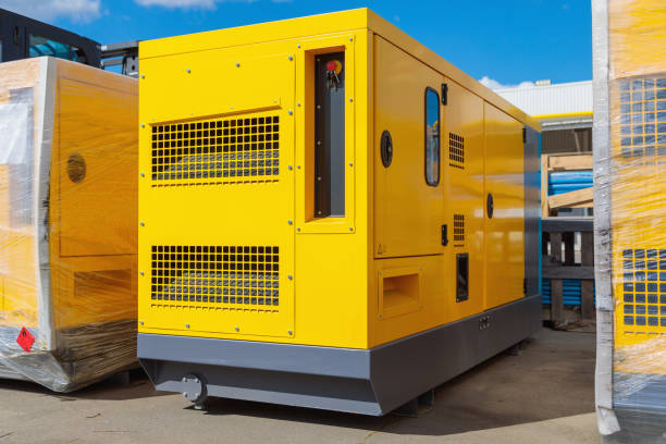 A photo of back-up generators